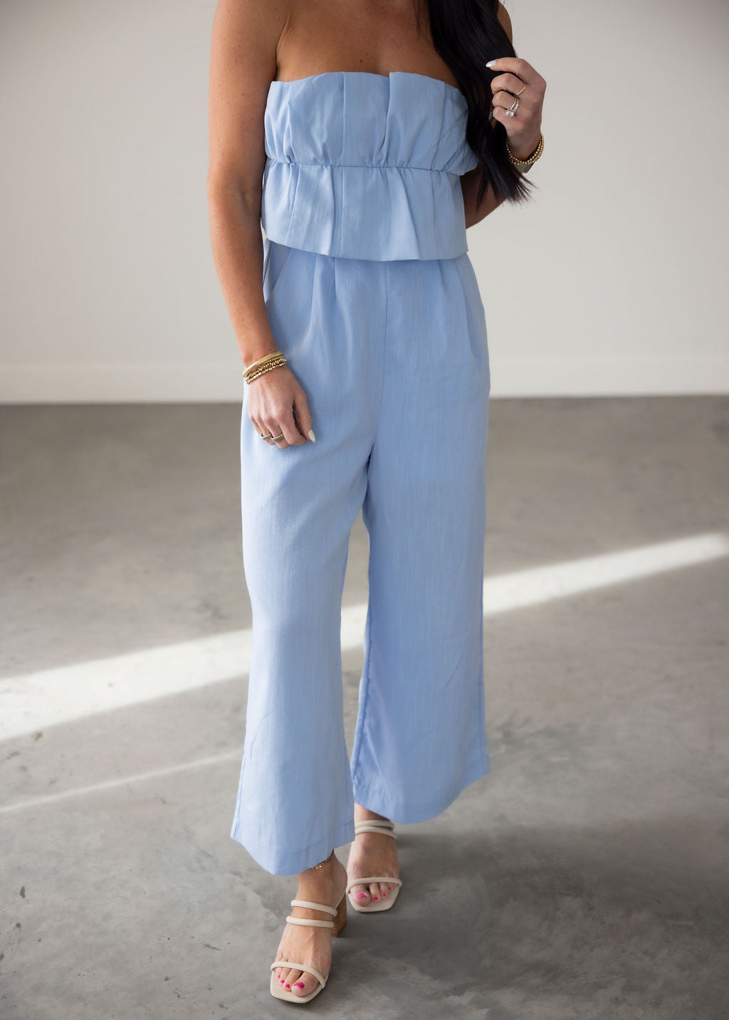 Evra Ruffle Jumpsuit