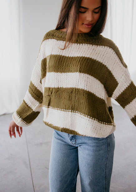 Lucy Oversized Striped Sweater