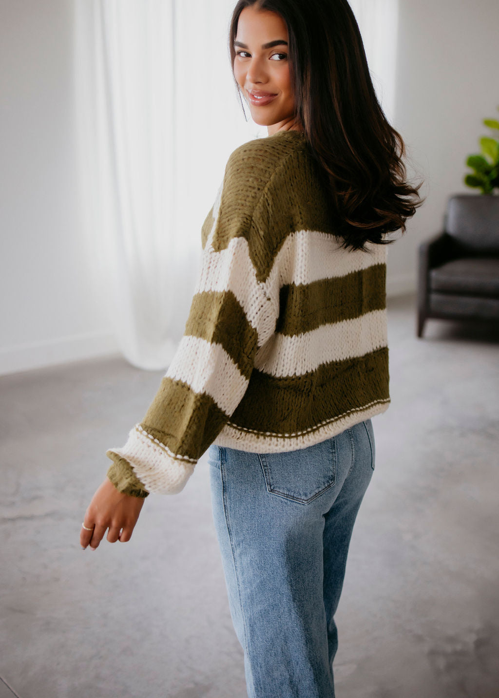 Lucy Oversized Striped Sweater