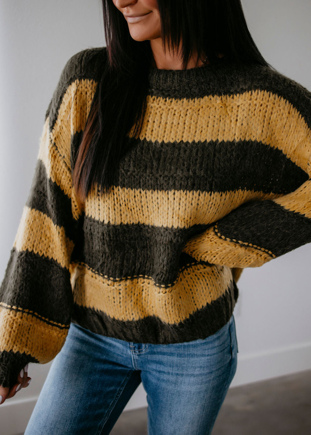 Lucy Oversized Striped Sweater