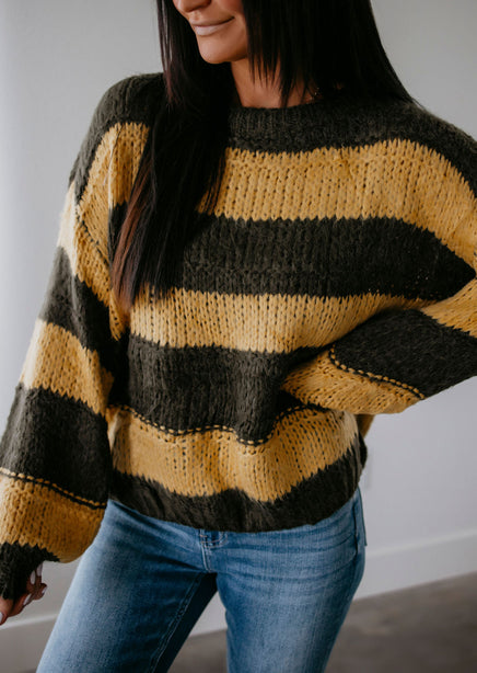 Lucy Oversized Striped Sweater