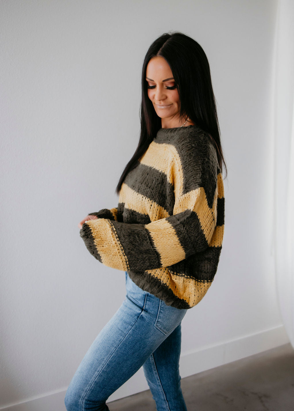 Lucy Oversized Striped Sweater