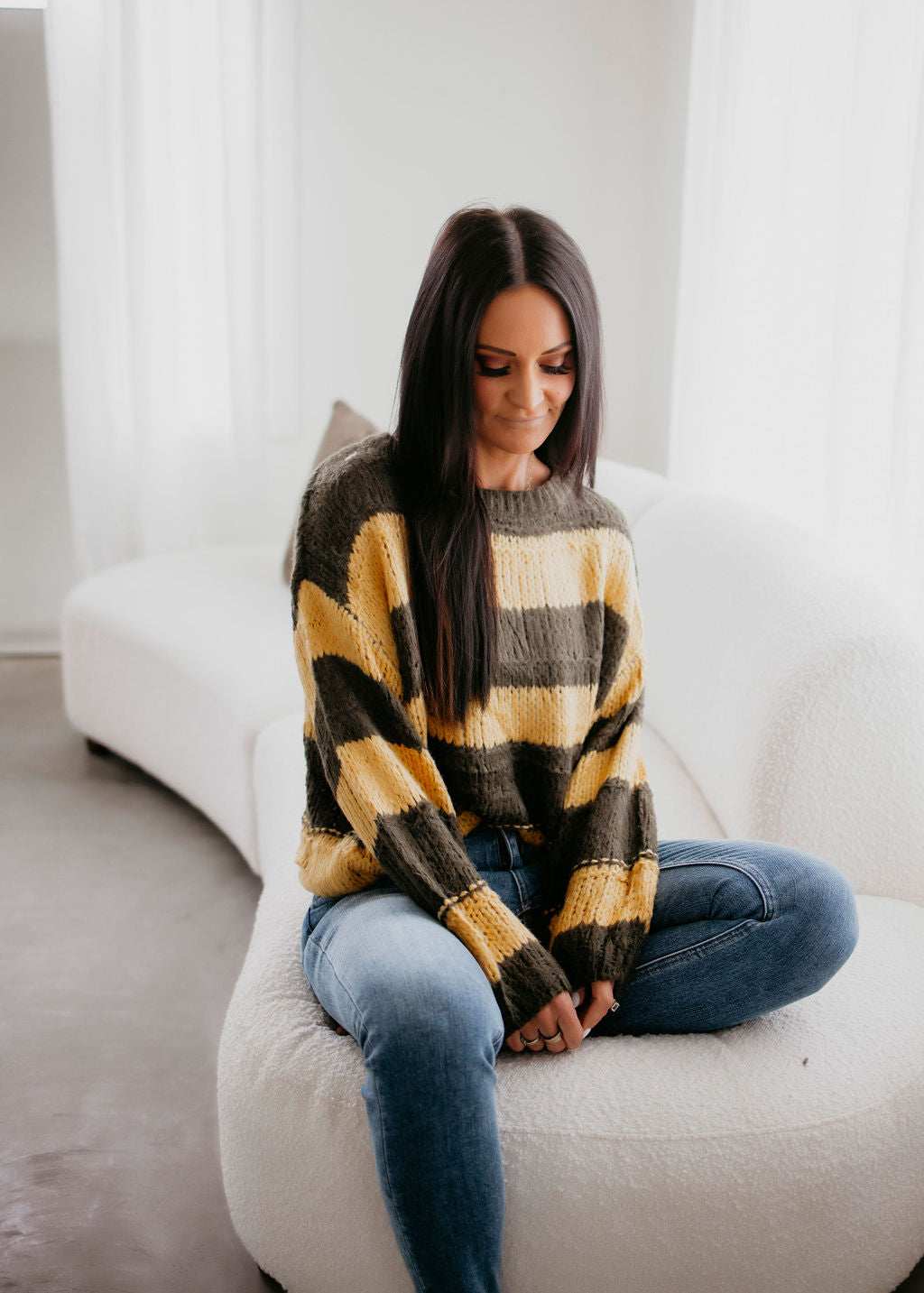 Lucy Oversized Striped Sweater