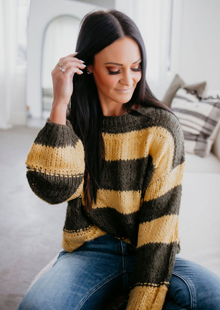 Lucy Oversized Striped Sweater