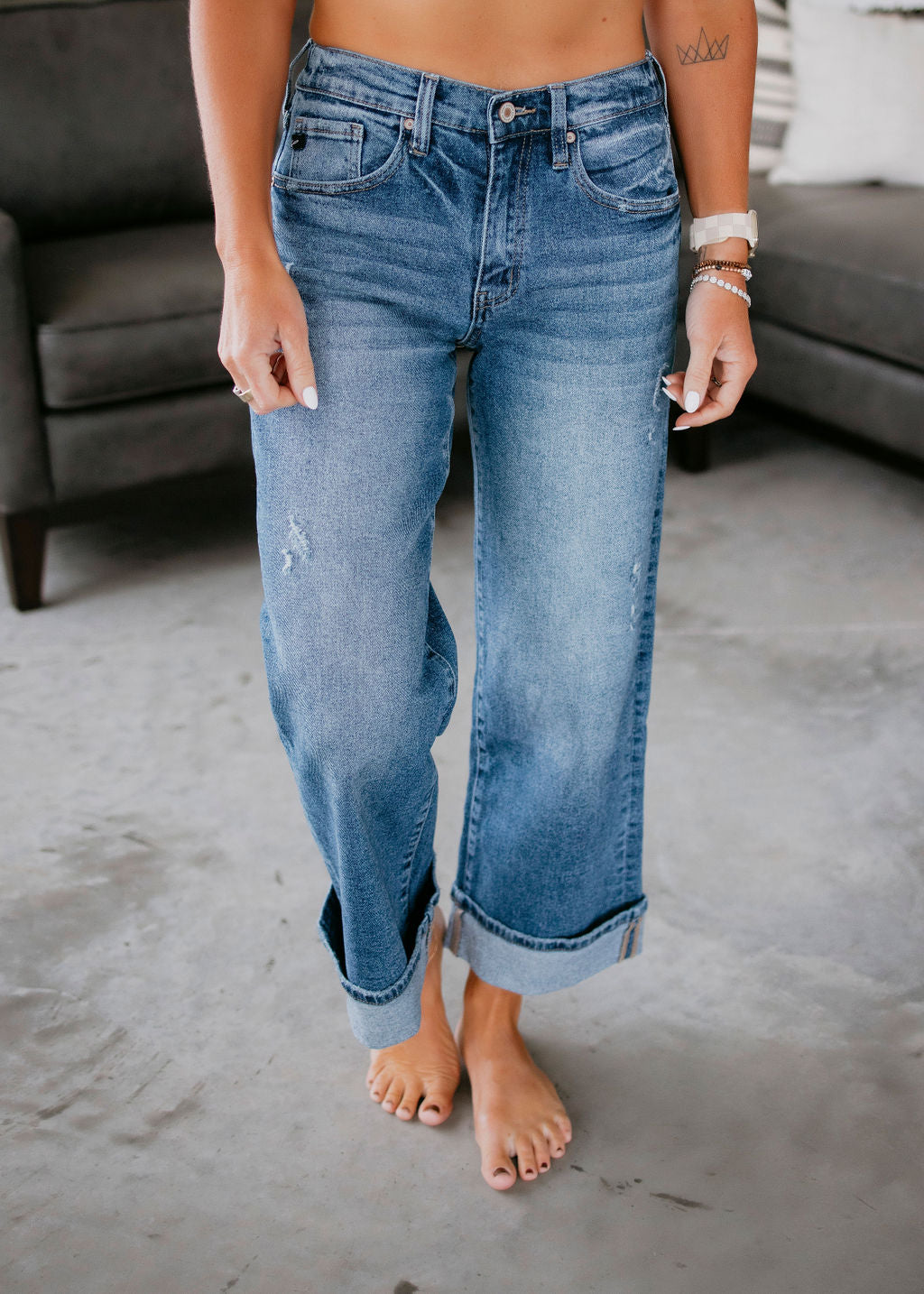 image of Quinten KanCan Wide Leg Jeans