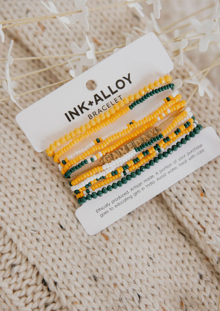 Gameday Beaded Stack Bracelet product view