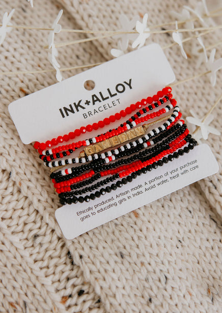 Gameday Beaded Stack Bracelet product view