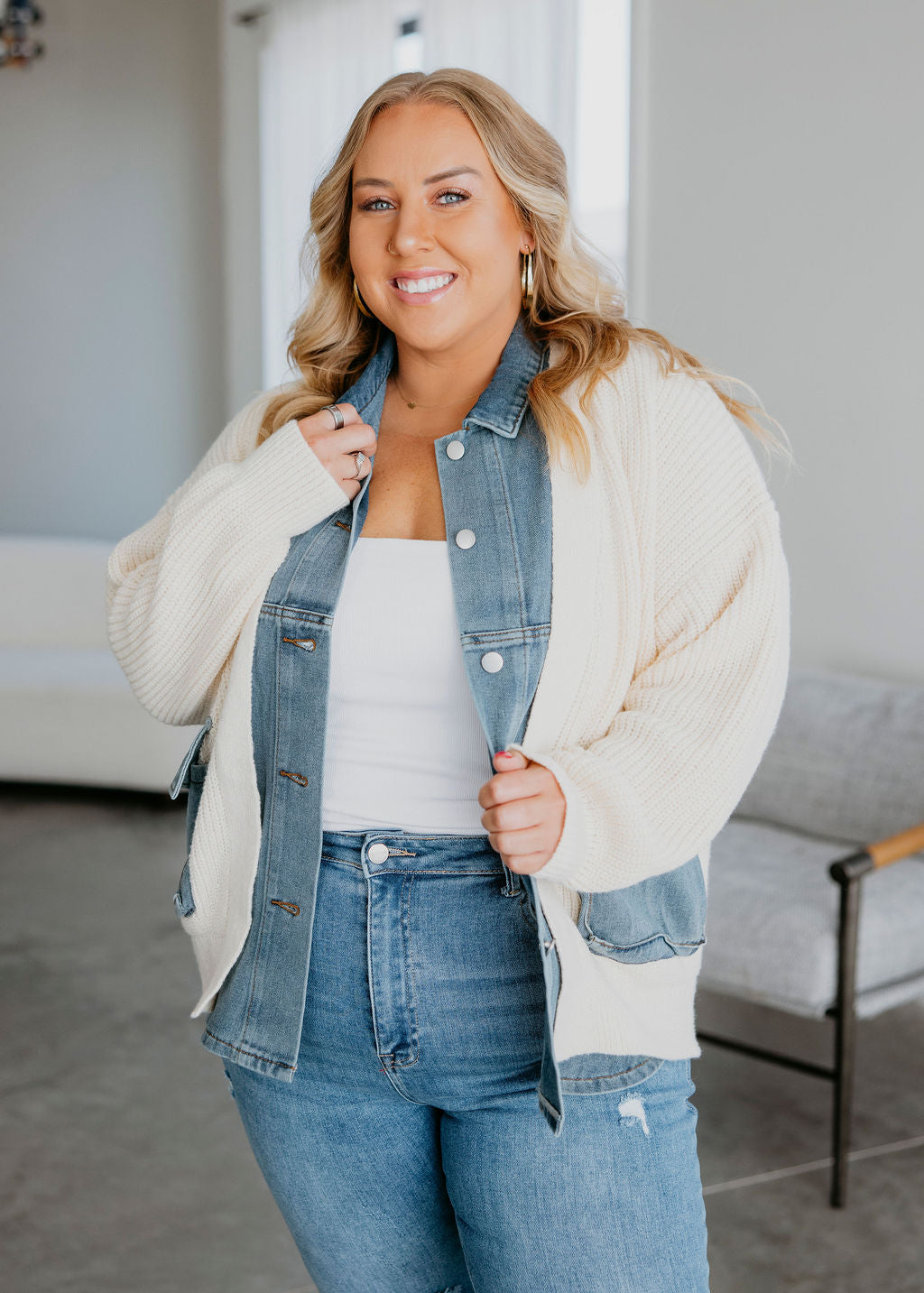 Sammy Ribbed Knit Cardigan