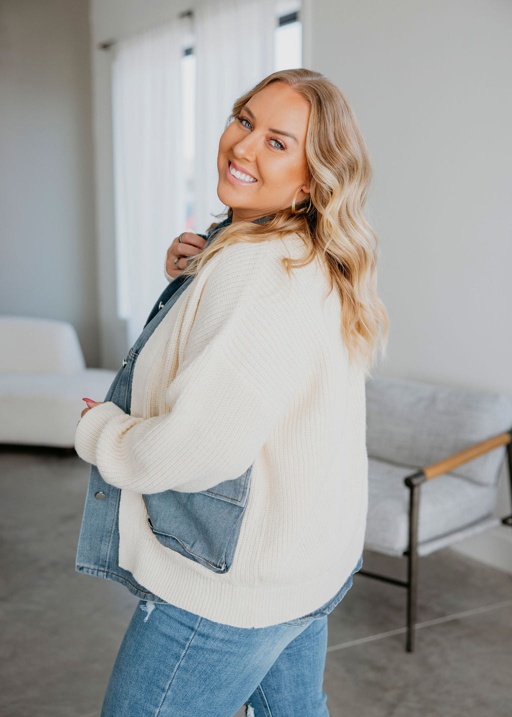 Sammy Ribbed Knit Cardigan