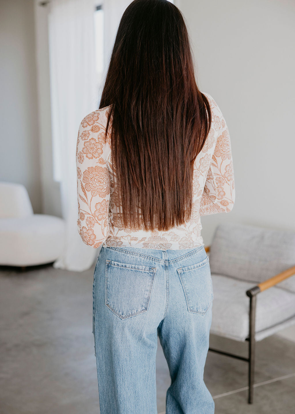 Kimberlie Floral Henley Top