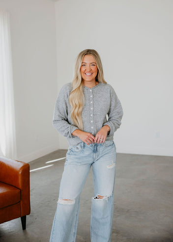 Soft Start Button Down Cardigan