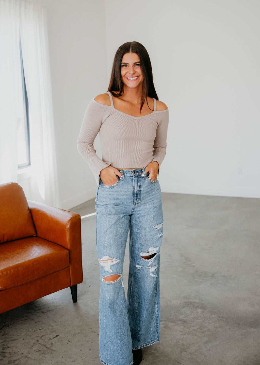 Antoni Knit Off Shoulder Top – Lauriebelles