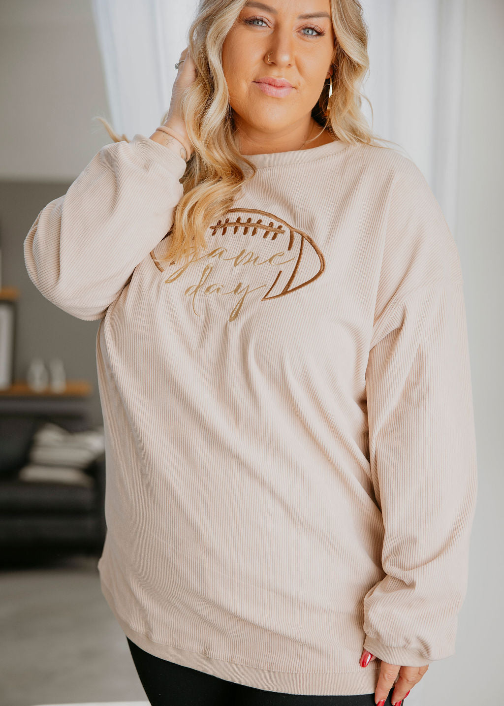 Gameday Embroidered Sweatshirt
