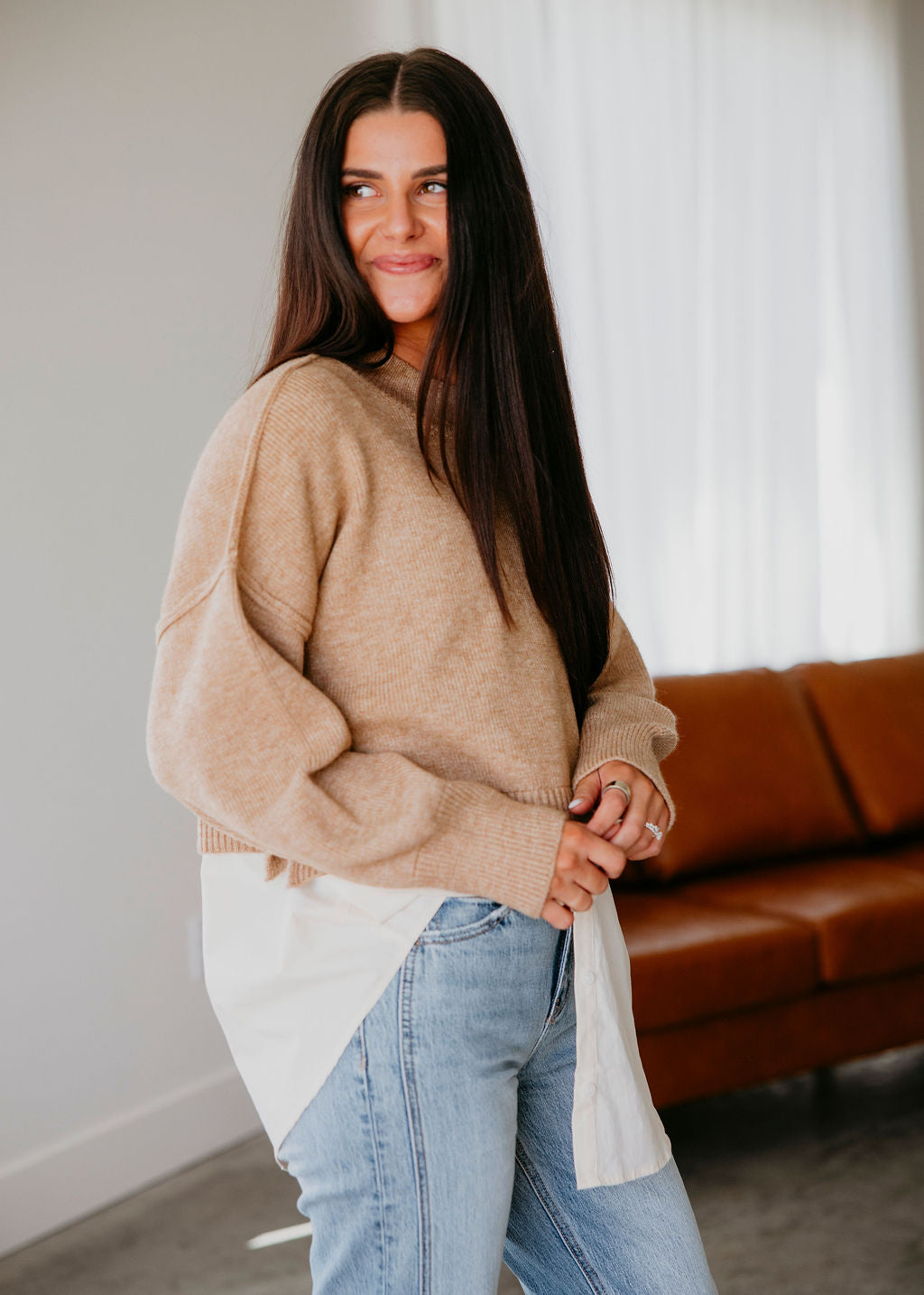 Better Together Twofer Sweater Top