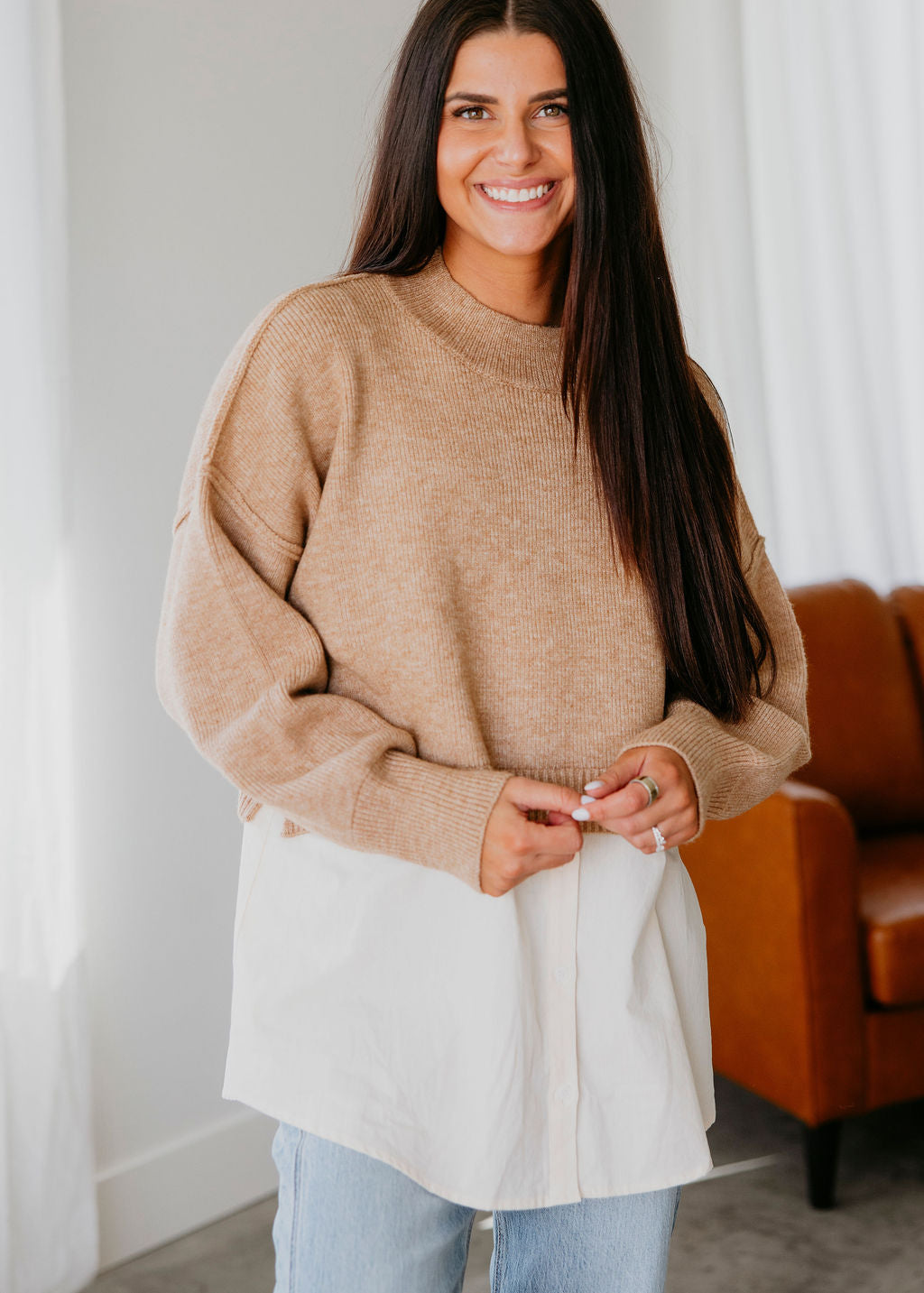 Better Together Twofer Sweater Top