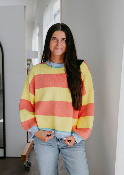 Tiana Striped Crew product view