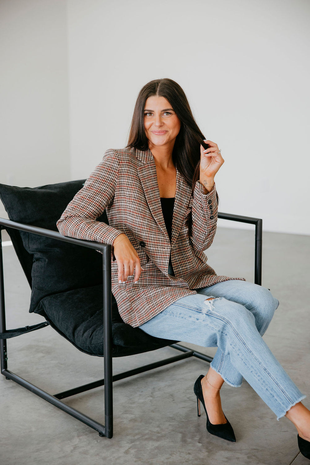 Harrison Houndstooth Blazer
