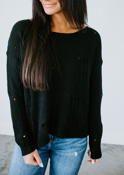 Rhena Distressed Sweater