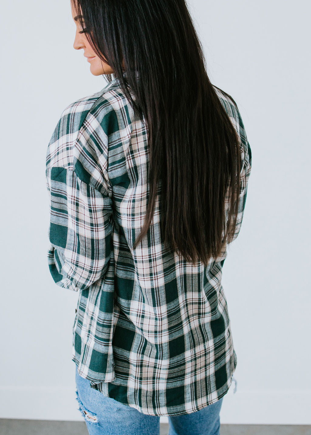 Konway Boyfriend Flannel Top