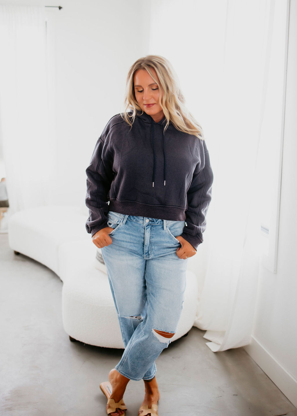 Gracie Cropped Hoodie