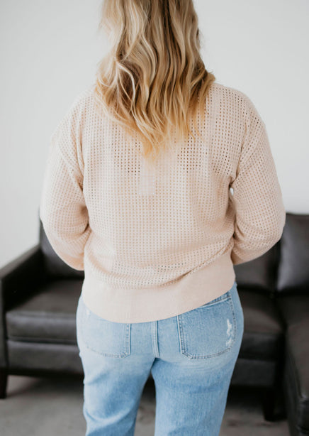 Sterling Knit Mock Neck Pullover