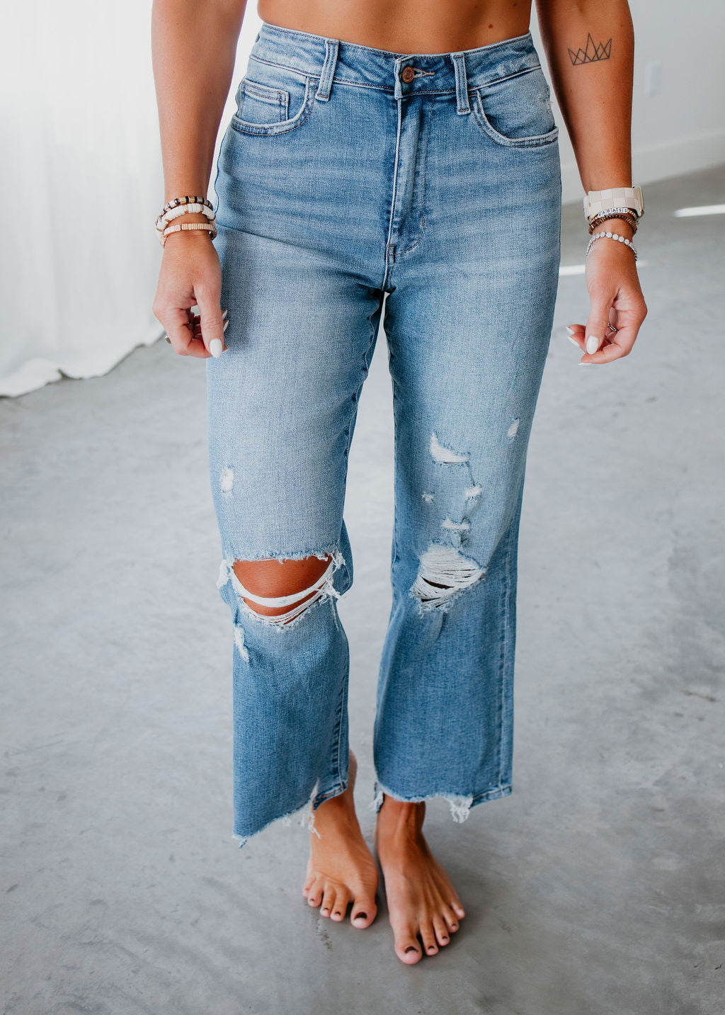 image of Lina Flying Monkey Ankle Flare Jean