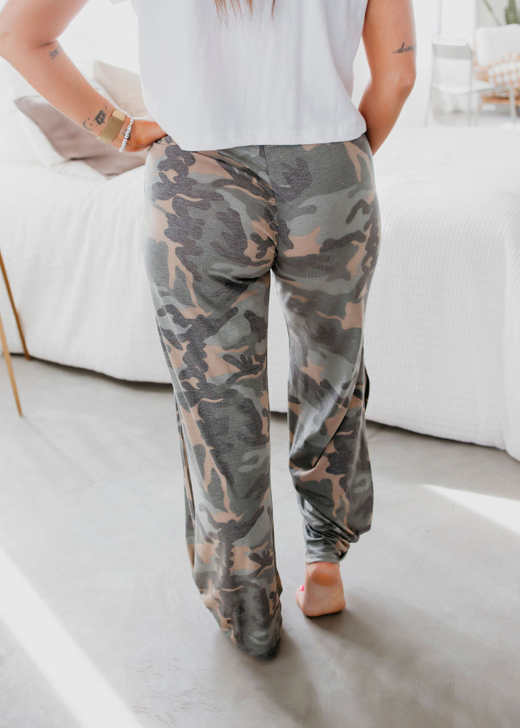 Lucie Camo Print Jogger