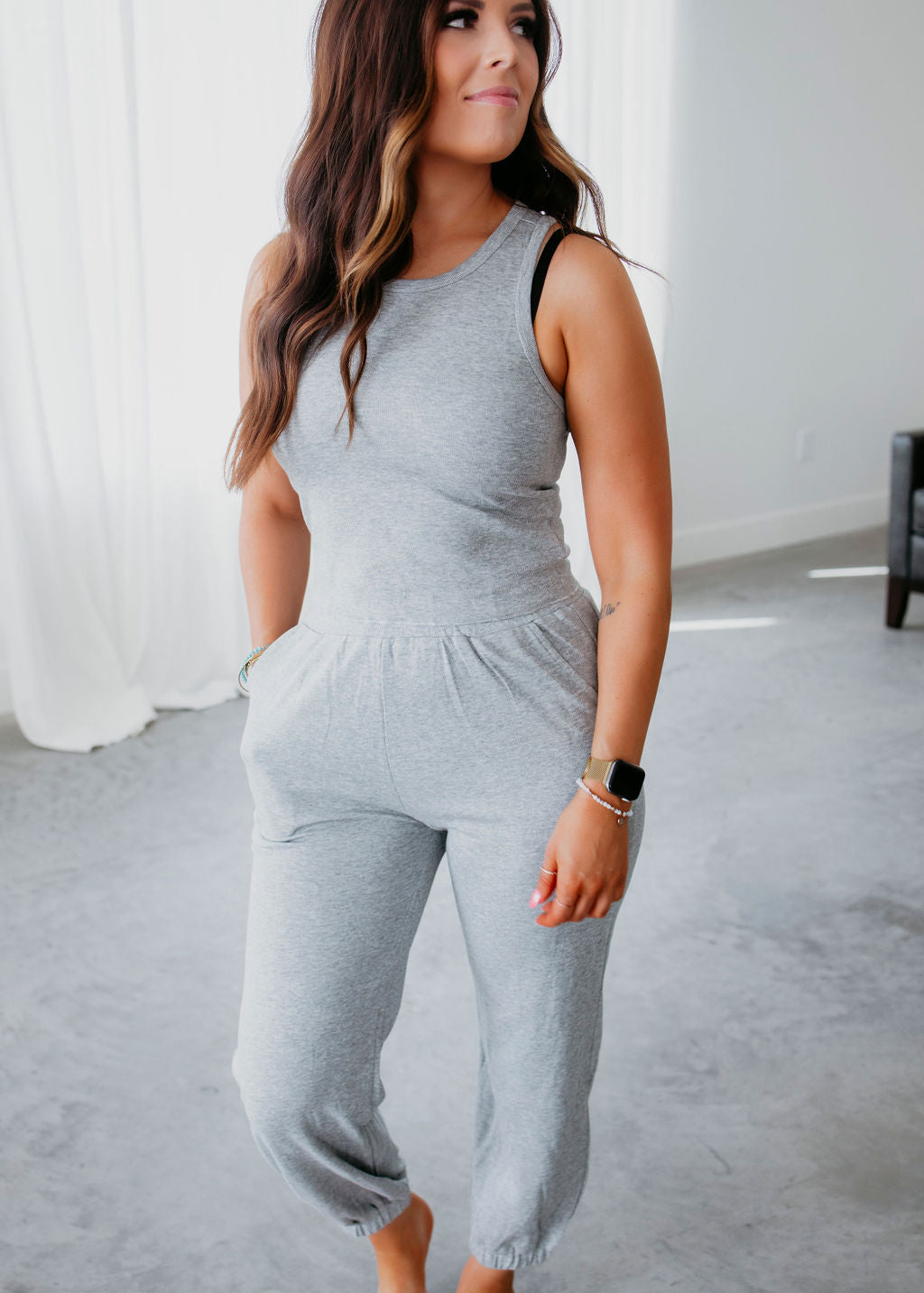 Fiya Ribbed Knit Jogger Set