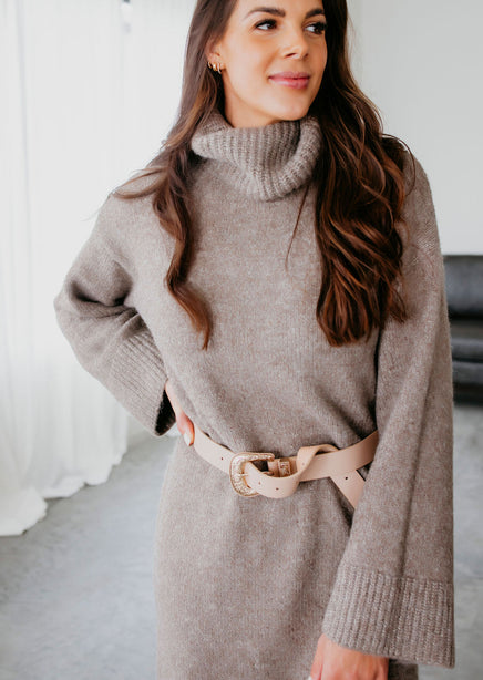 Maisie Cowl Neck Sweater Dress