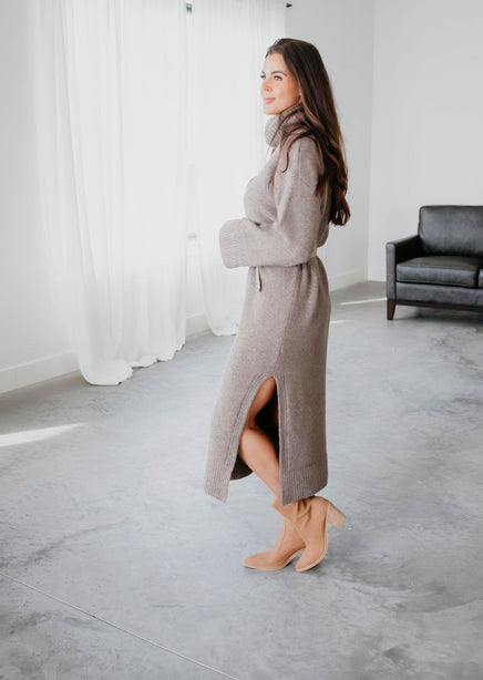 Maisie Cowl Neck Sweater Dress