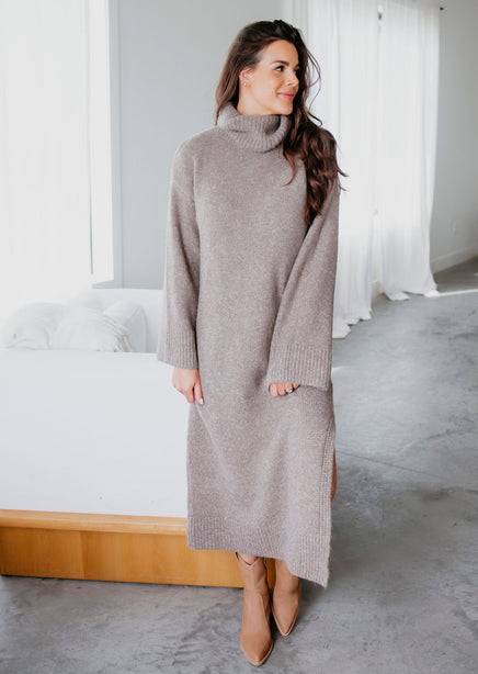 Maisie Cowl Neck Sweater Dress | Lauriebelles Maisie Cowl Neck Sweater Dress | Lauriebelles