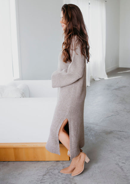 Maisie Cowl Neck Sweater Dress