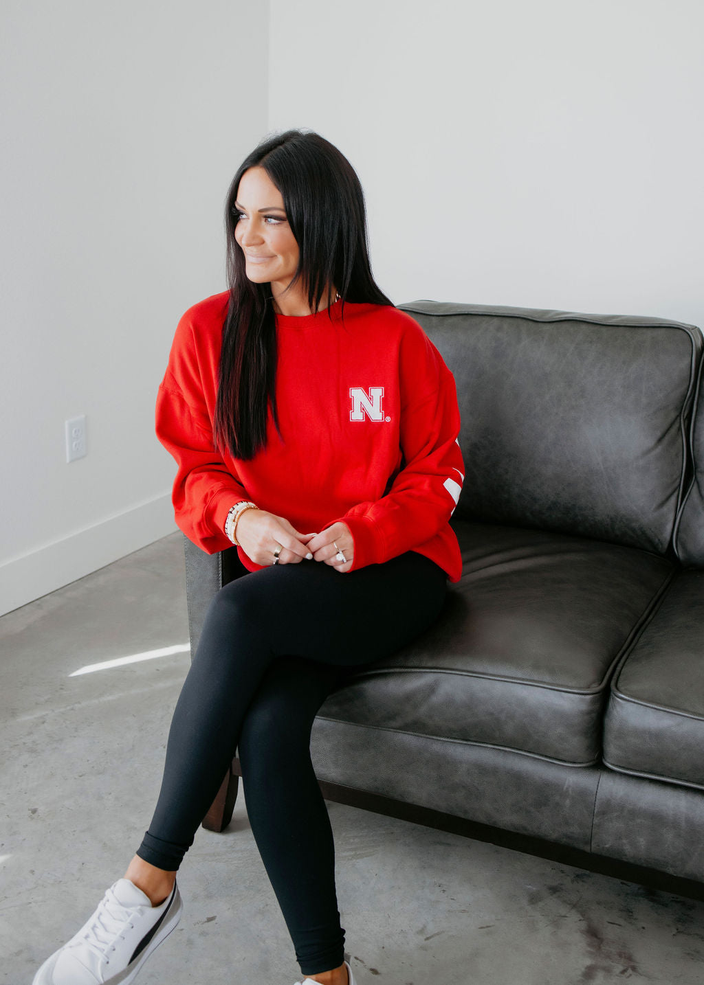 UNL Lantern Sleeve Crewneck