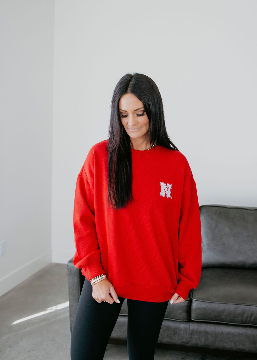 UNL Lantern Sleeve Crewneck