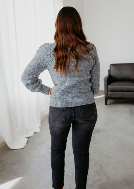 Circe Pointelle Knit Sweater