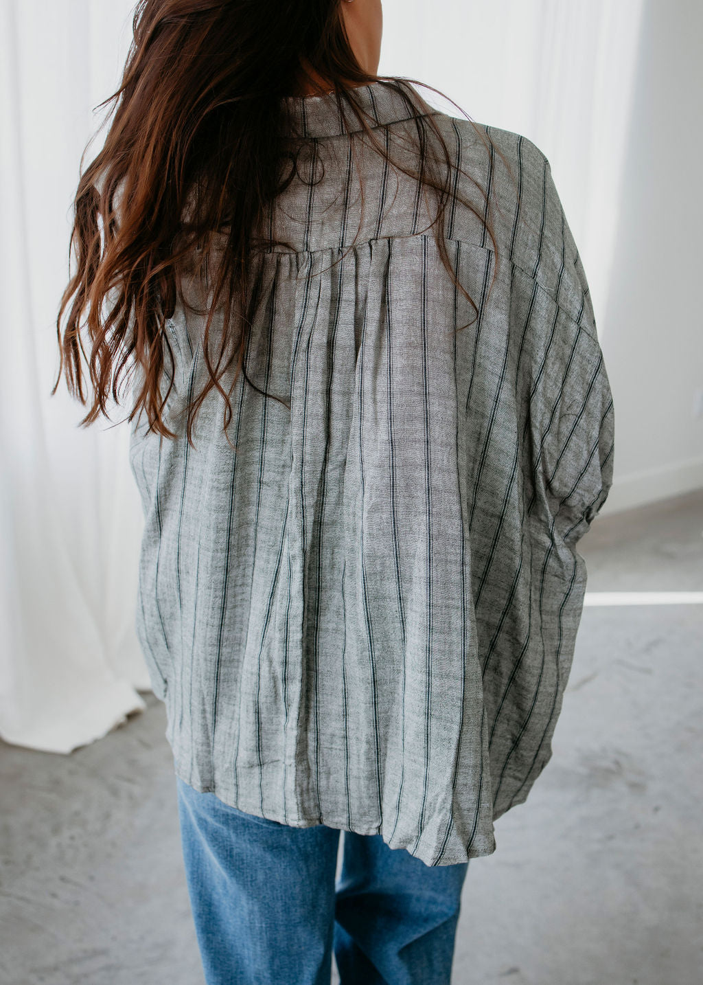 Nina Oversized Woven Top