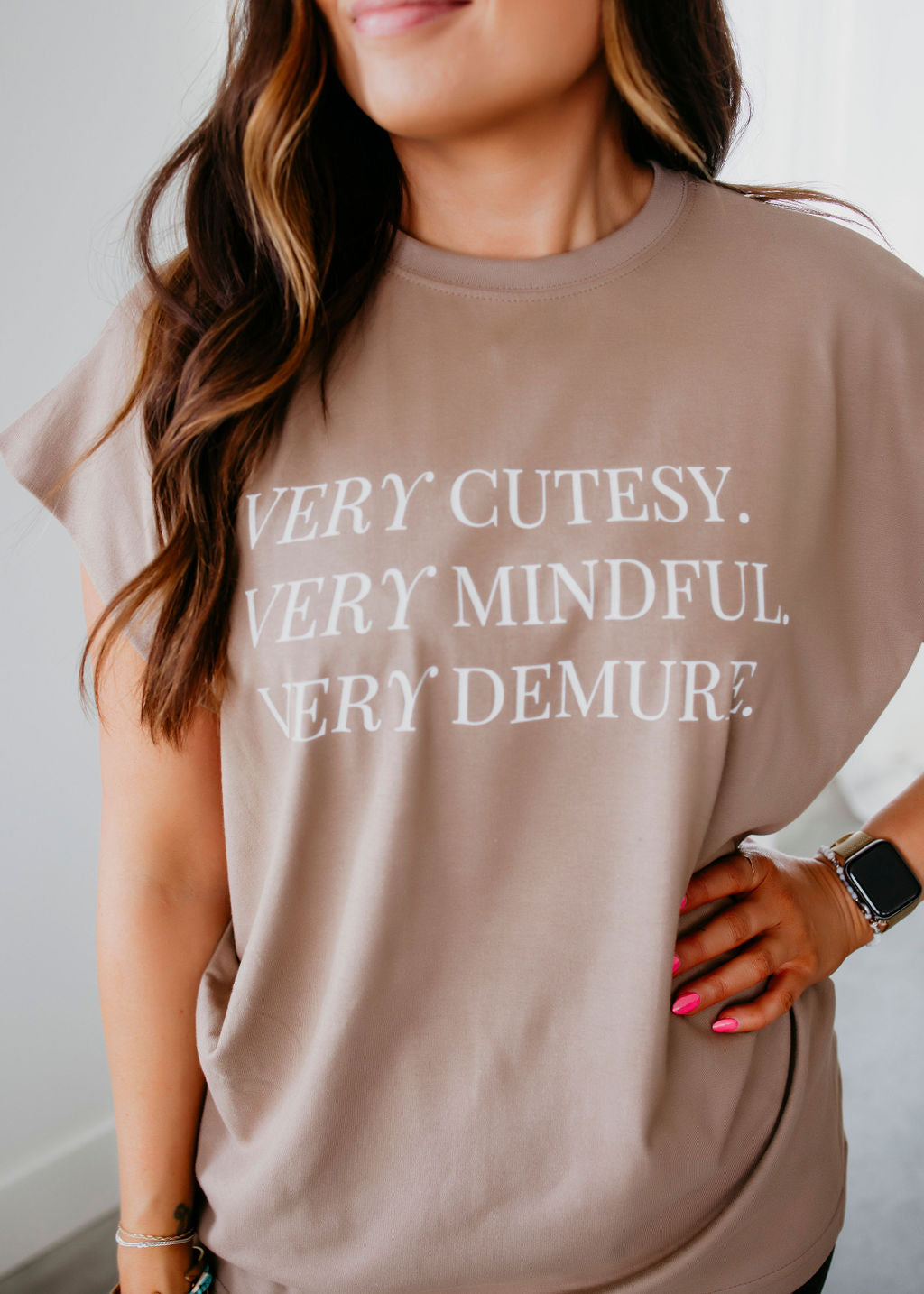 Very Cutesy Very Demure Graphic Tee