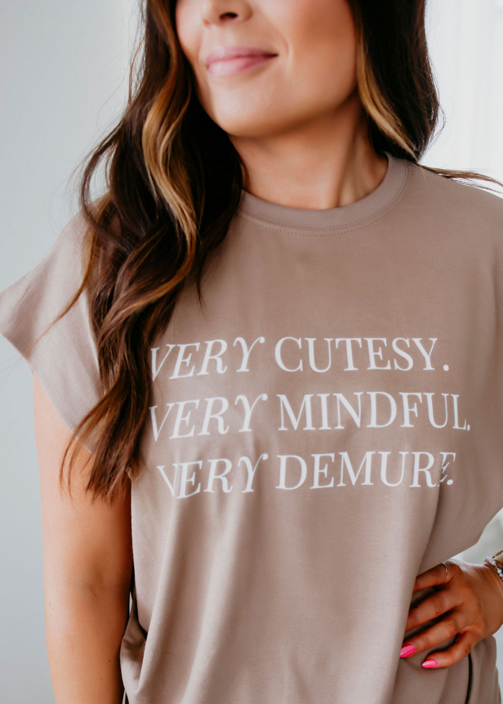 Very Cutesy Very Demure Graphic Tee