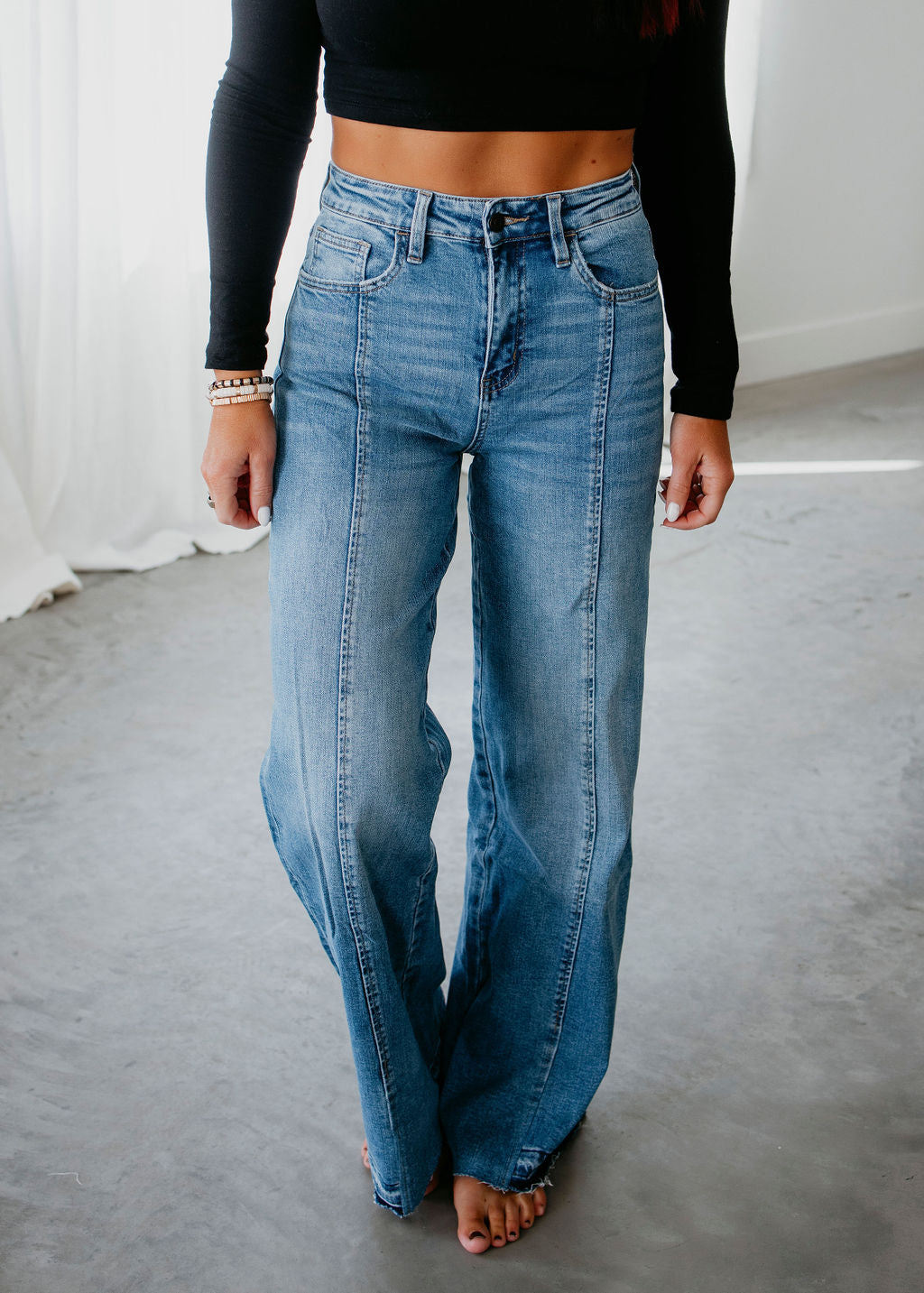 image of Celeste Flying Monkey Wide Leg Jean