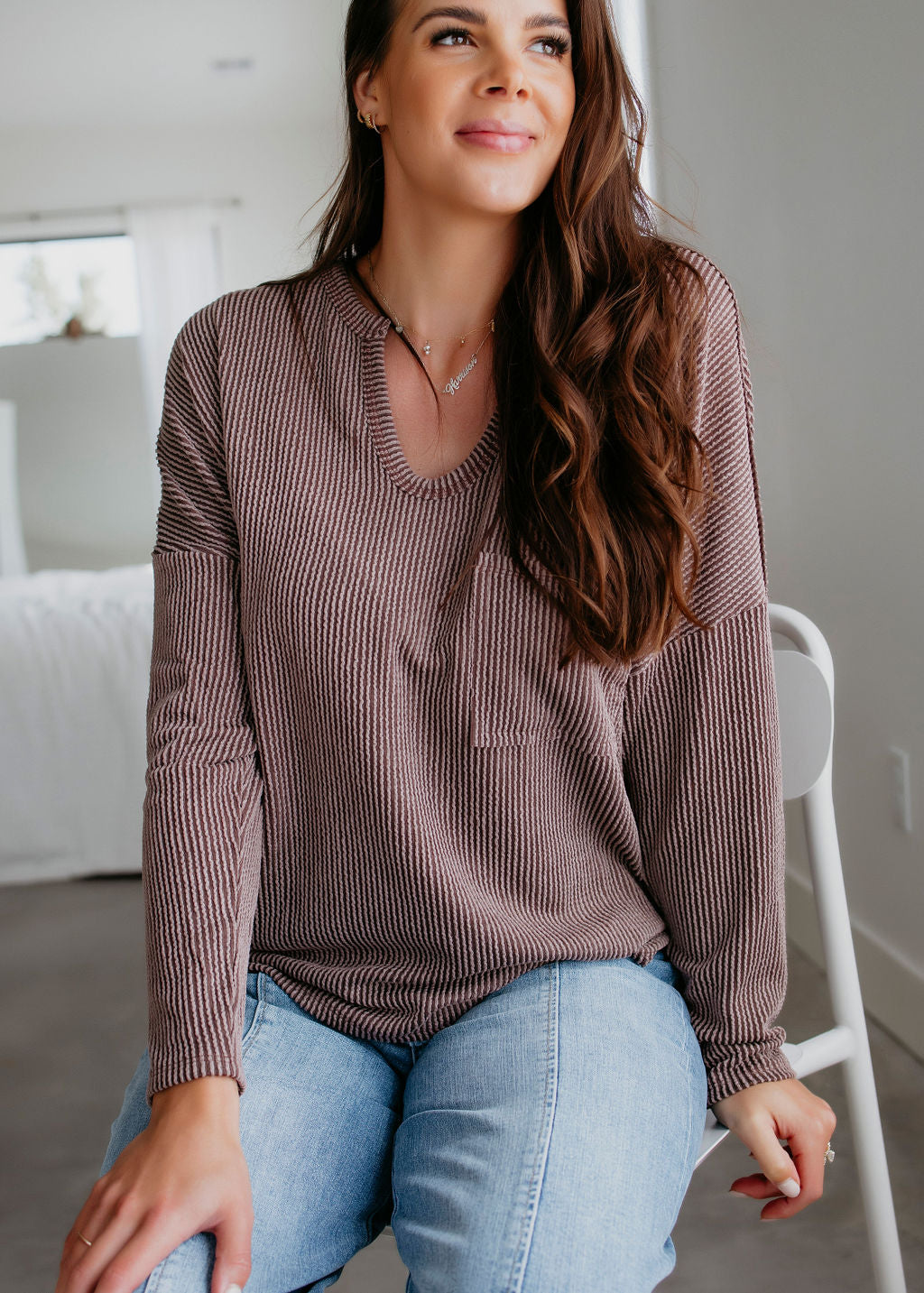 Greyson Ribbed Top