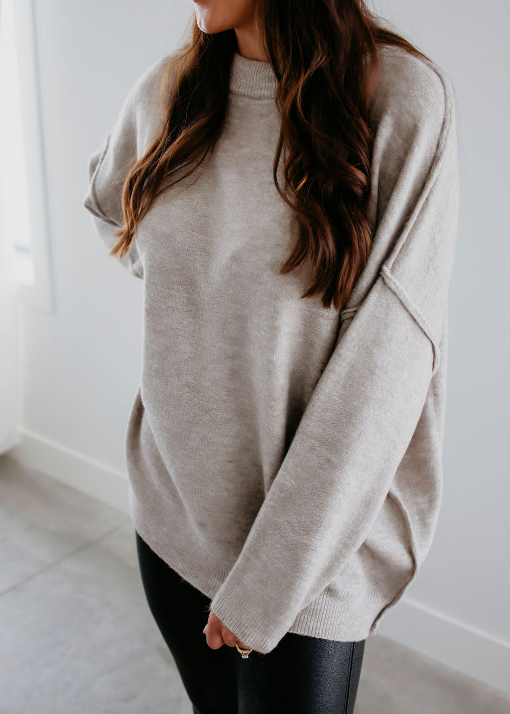 Griffyn Oversized Knit Sweater