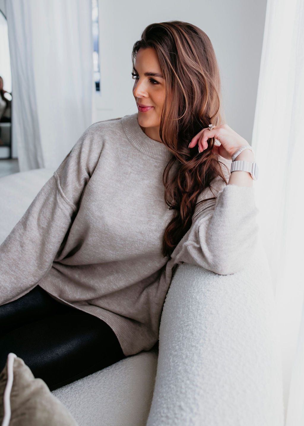 Griffyn Oversized Knit Sweater