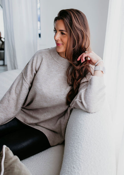 Griffyn Oversized Knit Sweater