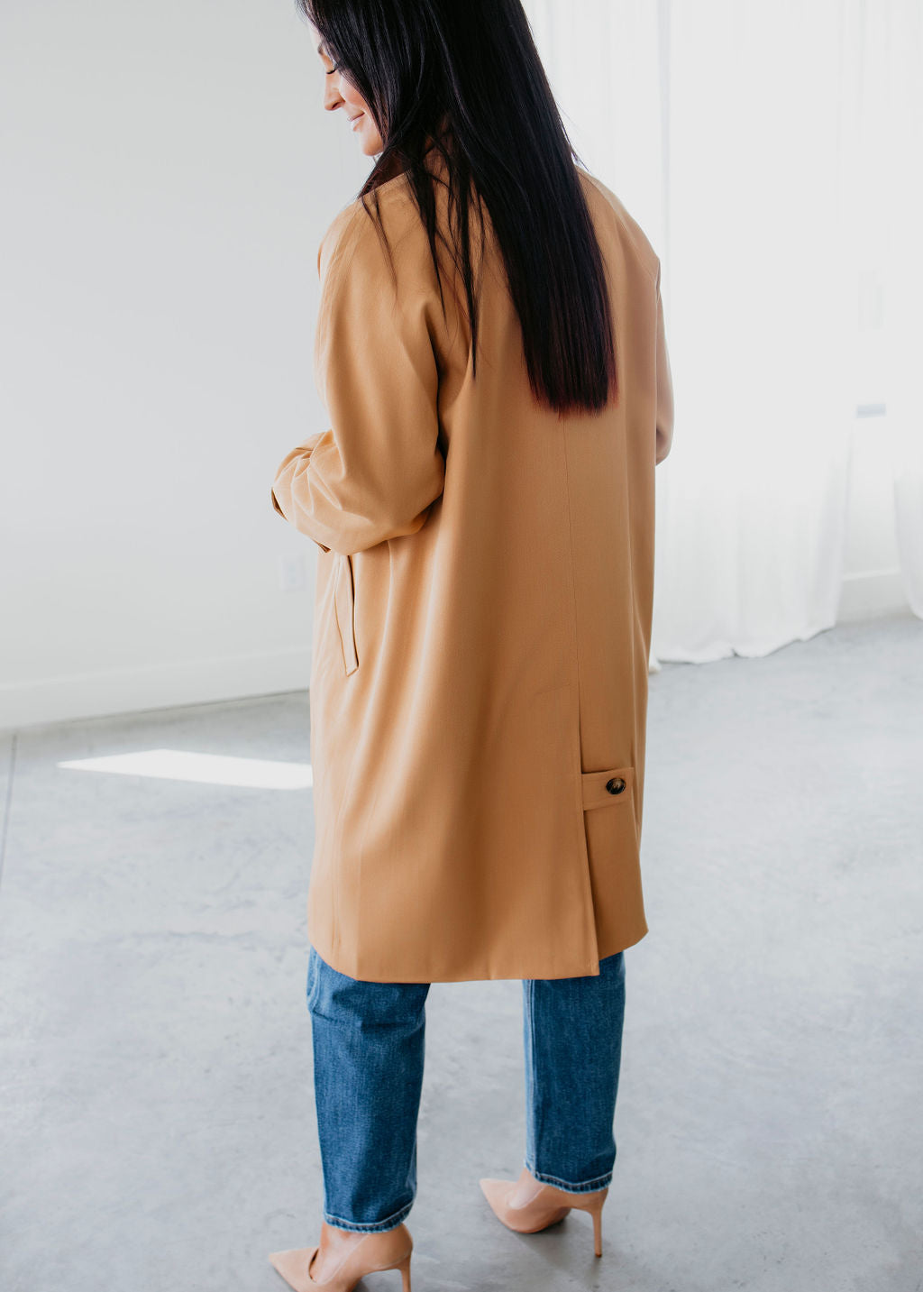 Kael Oversized Cocoon Coat