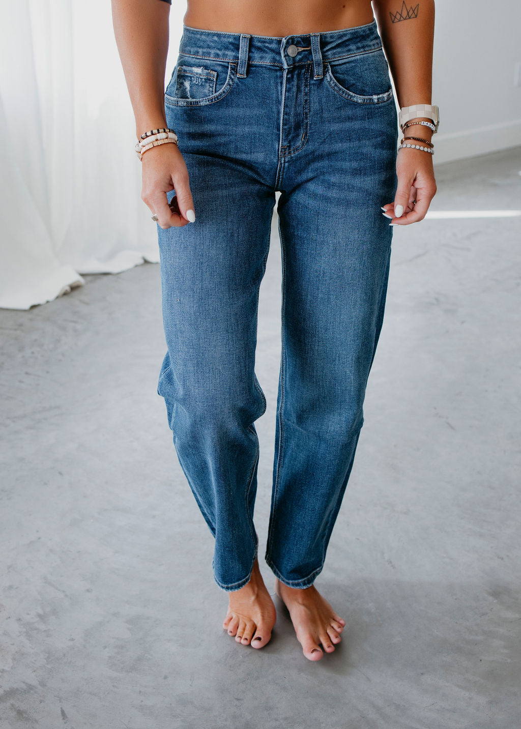 image of Nova Lovervet Barrel Jeans