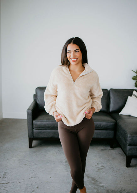 Zeya Sherpa Quarter Zip Pullover