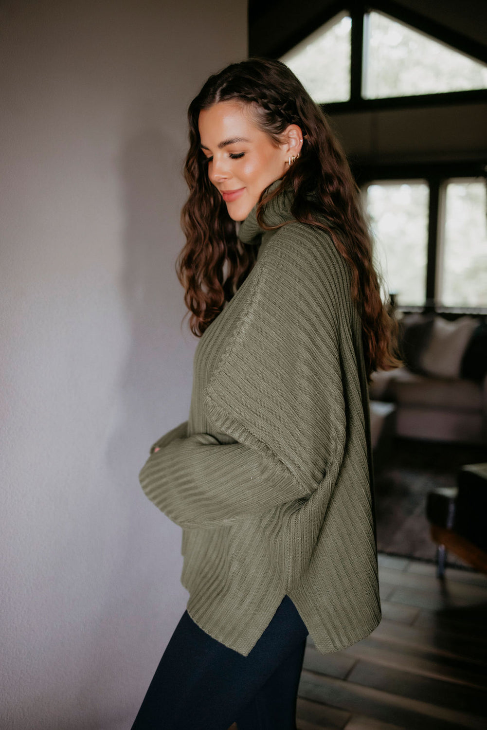 Bonnie Fold Over Sweater by Lily & Lottie