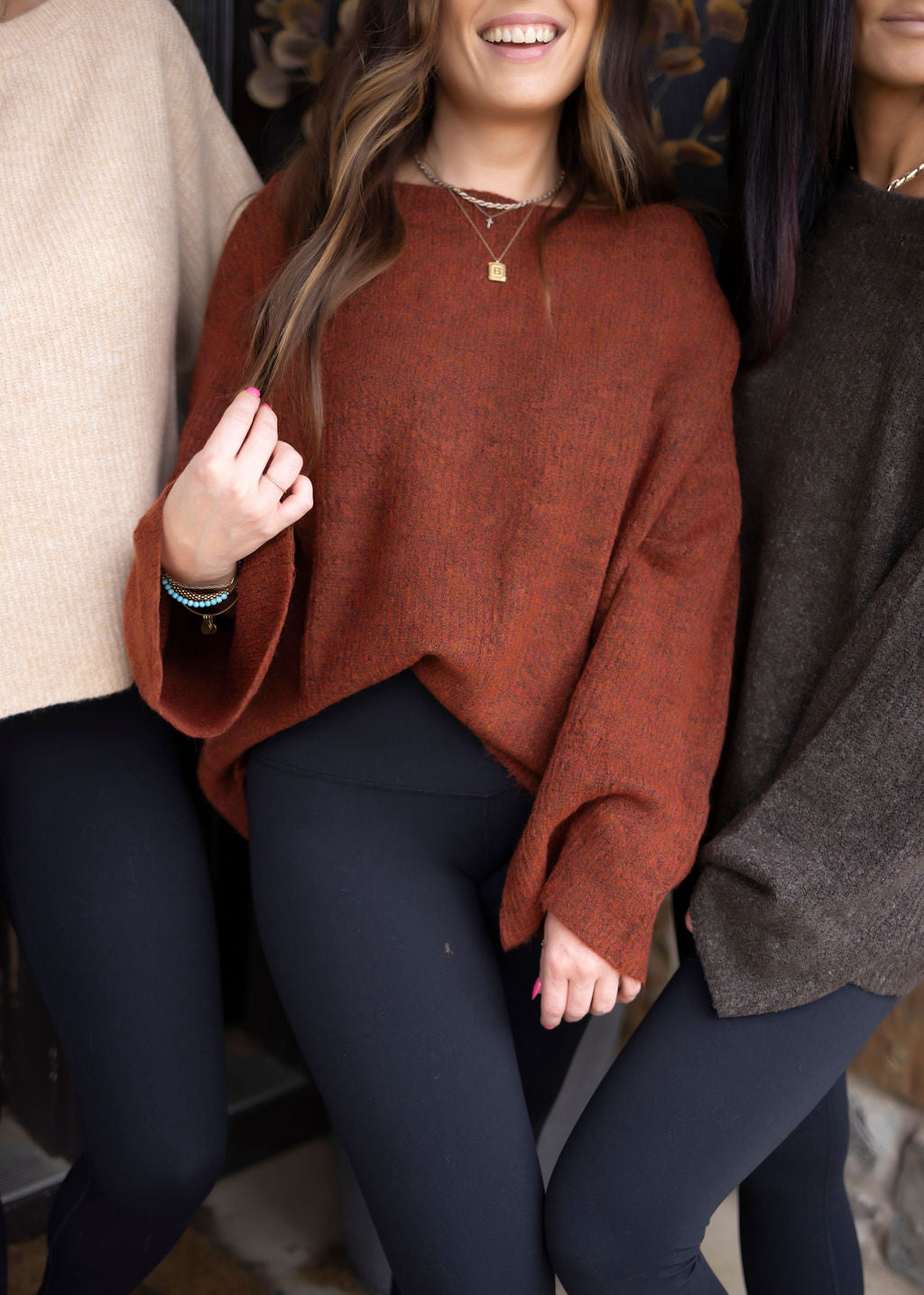 Gracie Relaxed Sweater by Lily & Lottie