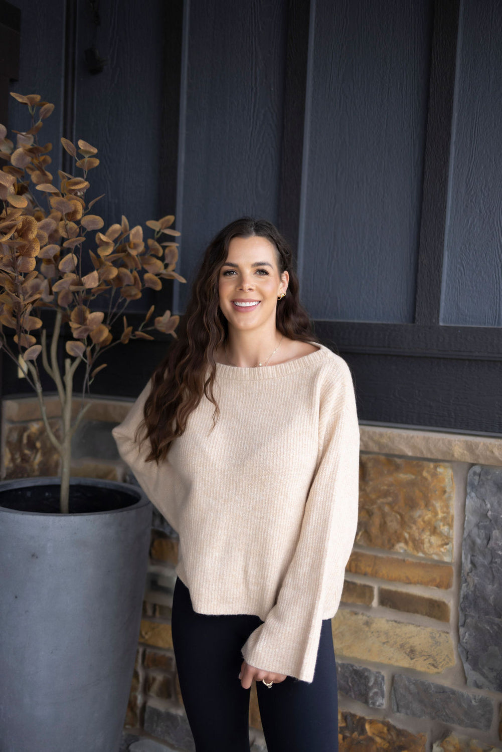 Gracie Relaxed Sweater by Lily & Lottie