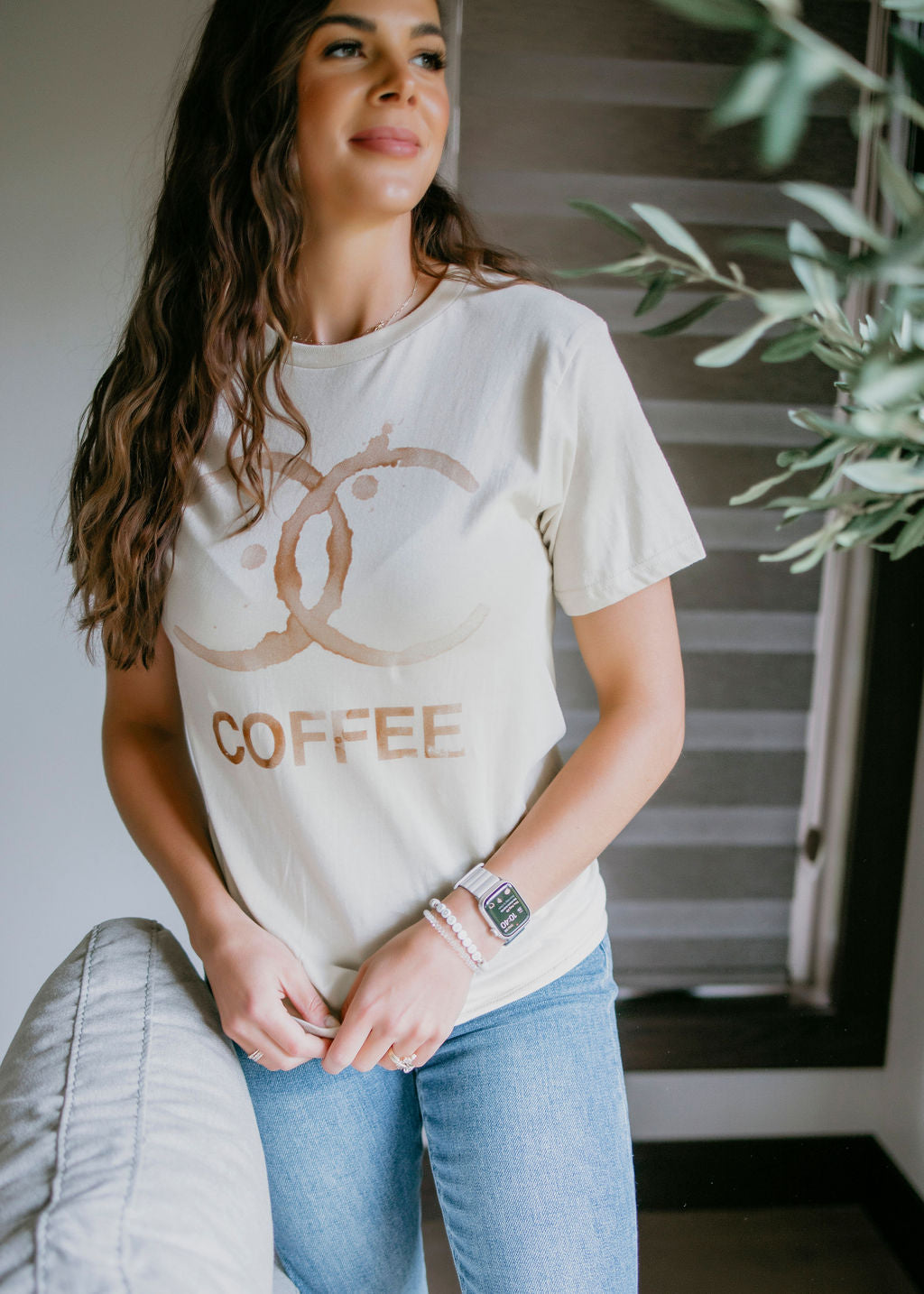 Coffee Stain Graphic Tee